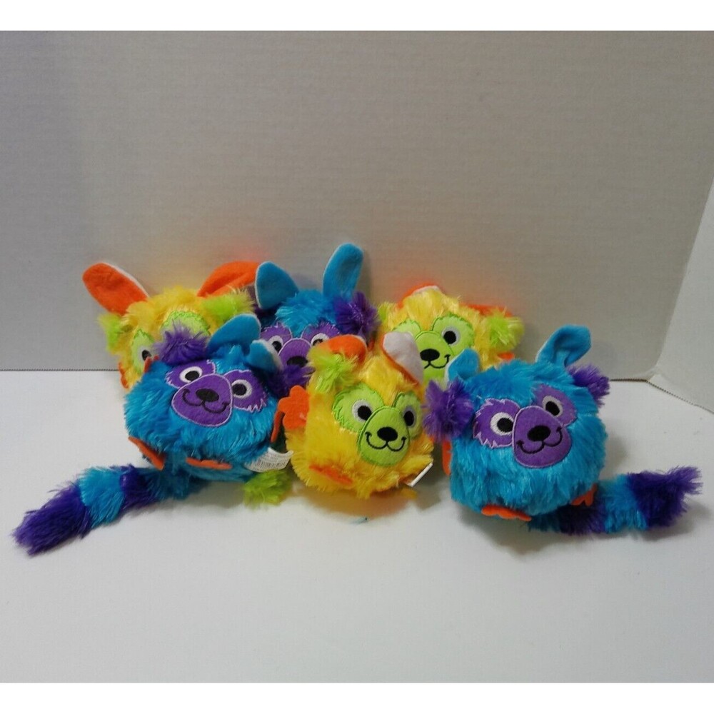 Oriental Trading Company Plushies Lot of 6 Fur Balls